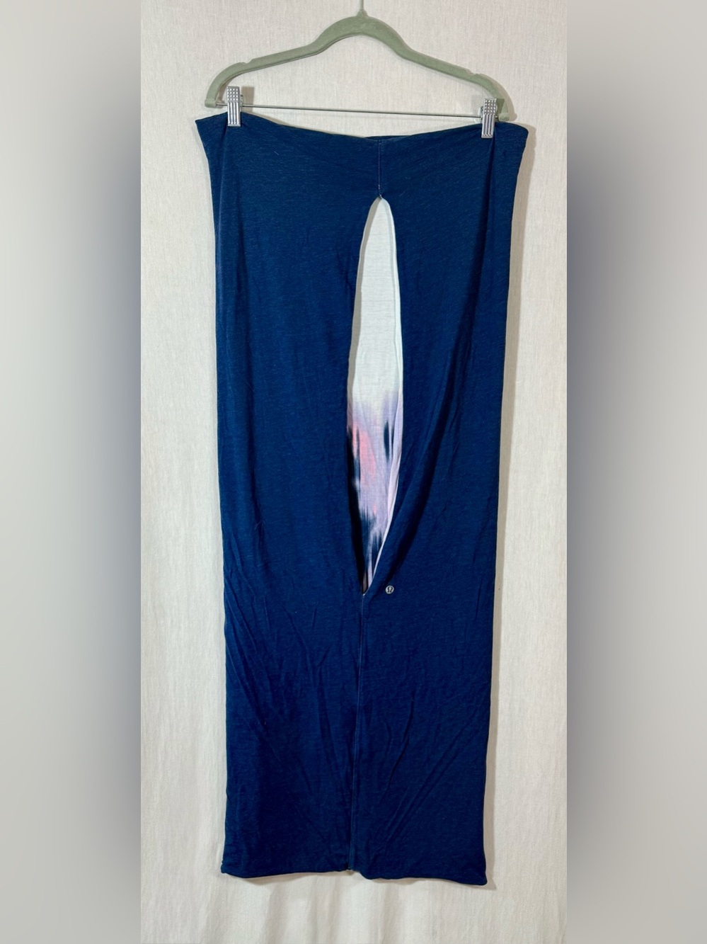 Lululemon Covers it all mirage Navy abstract Cowl Neck reversible Mini Dress - Picture 6 of 8